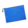 Zipper Pouch A5 Portable Envelopes Receipts Organizer for Office Travel Home Blue