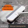 Long Handle 2-in-1 Floor Scrubber and Squeegee