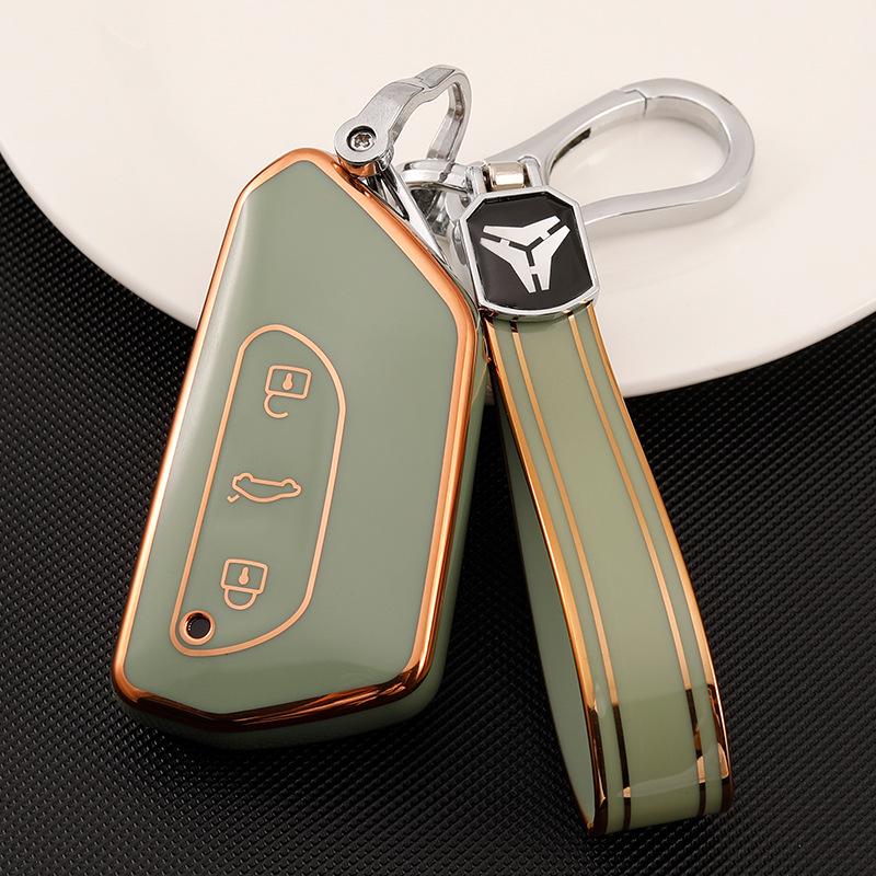 Volkswagen Compatible Key Case: Golf 8, ID.4 X, Crozz, Lamando L, ID.3, Female ID.6, Talagon, Teramont X Shell Buckle.
