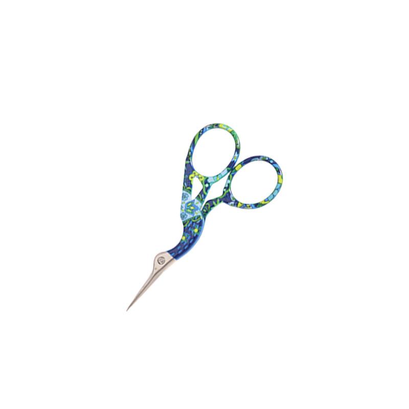 Crane-Shaped Stainless Steel Scissors for Retro Paper Cutting and Handmade Cross-Stitch