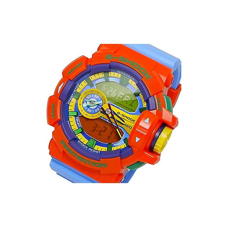 Casio Orologio da uomo Serie Display Duale Cristallo Liquido/Analogico GA-400-4 GA-400-4