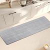 ZPOW Washable Kitchen Rug, Memory Foam Cushion Rug, Long, Simple Design, 50cm x 150cm, Non-Slip, Cold Weather Protection, Machine Washable, Floor Prot