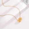 Elegant Titanium Steel Interlocking Necklace – Summer Luxury Clavicle Chain for Women, Versatile Celebrity-Inspired Accessory