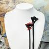 Black And White Three-Dimensional Flower Accessories Clothing Corsage Collar Brooch Dress Diy Accessories Jewelry