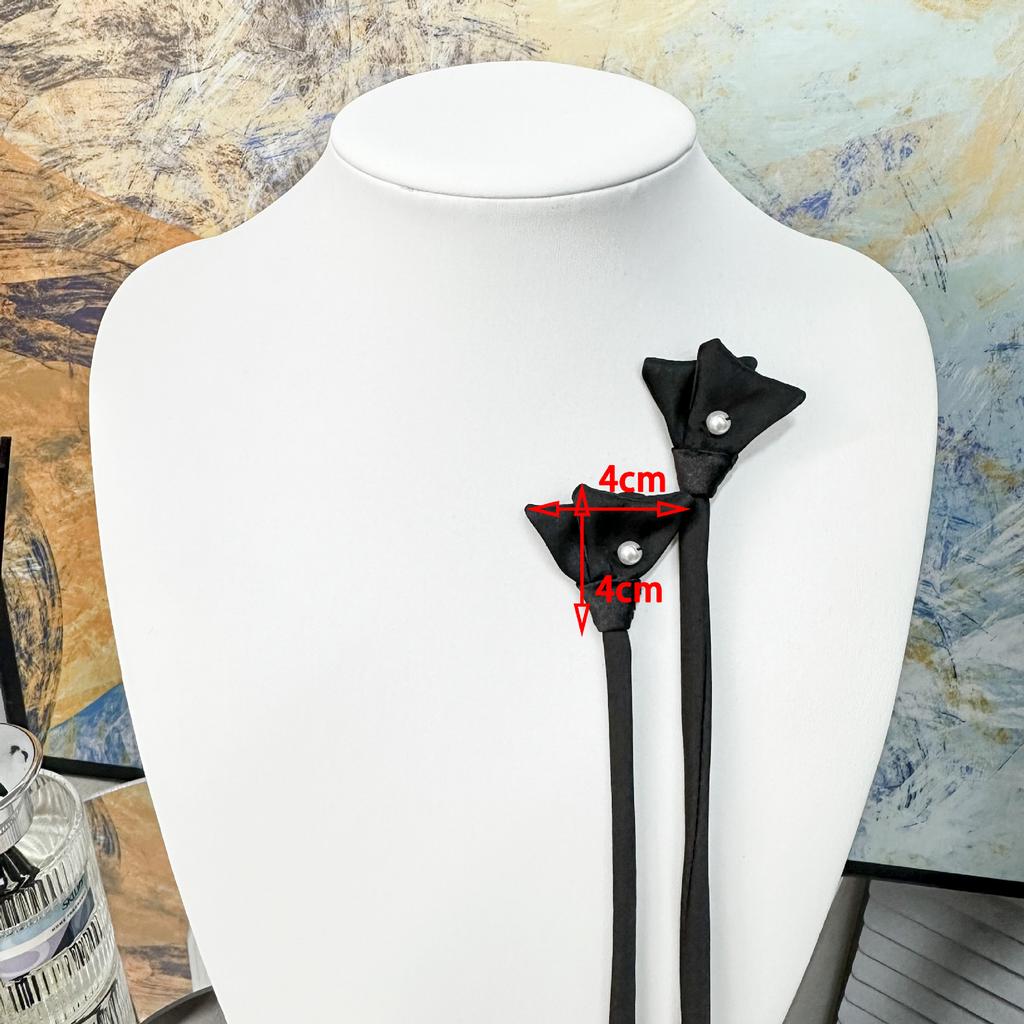 Black And White Three-Dimensional Flower Accessories Clothing Corsage Collar Brooch Dress Diy Accessories Jewelry