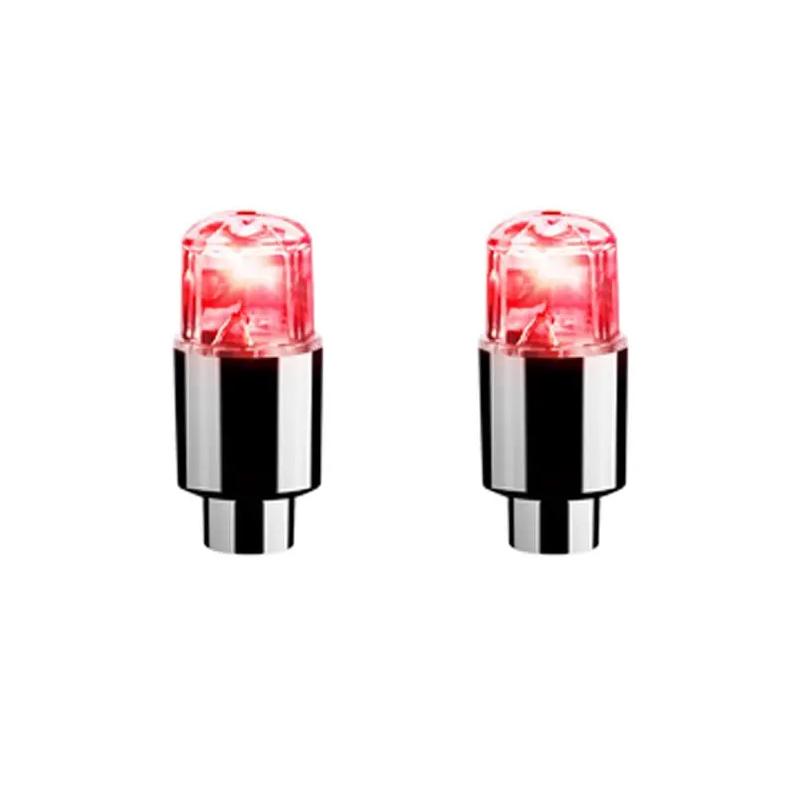 1/4Pcs Car Wheel Lights Cap Auto LED Light Wheel Tire Tyre Air Valve Stem Caps Cover for Car Motorcycle Auto Lights Accessories