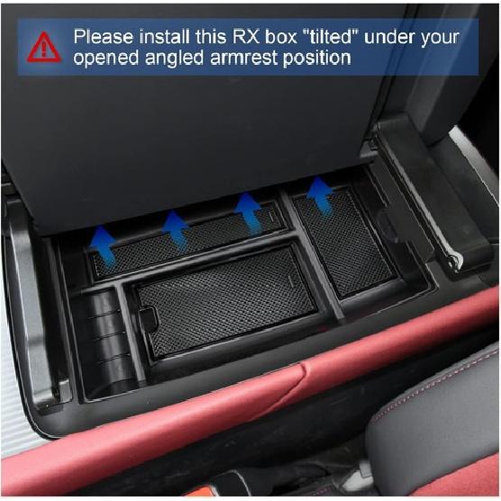 Fits -2024 Lexus RX500h F Sport Center Console Armrest Storage Box Organizer