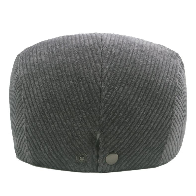 Buy Autumn Beret Men's Corduroy British Retro Painter Hat Casual - Main Image