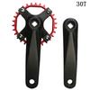 GANOPPER Mountainbike Kurbelgarnitur 104BCD Nicht-Einteiler Kettenblatt 32/34/36/38T
