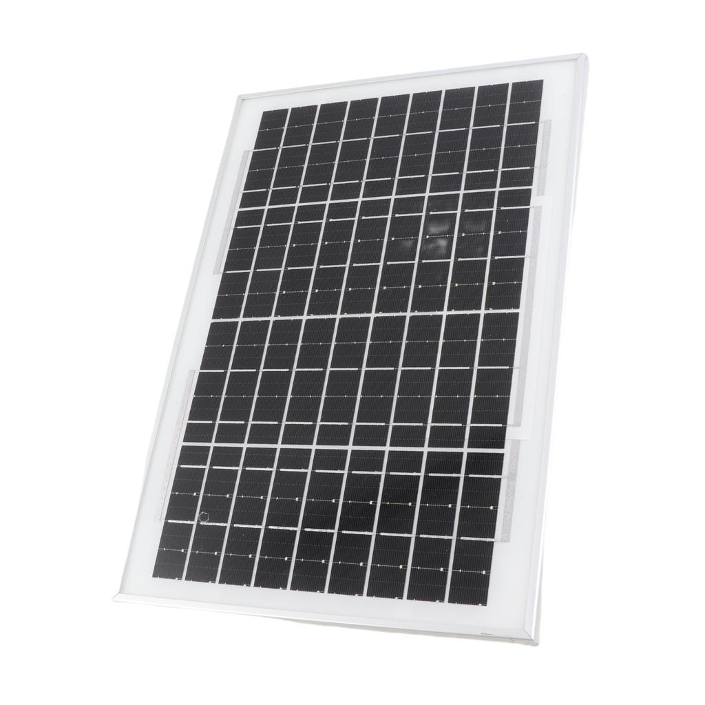 Solarmodul 10W Vorbohrung Monokristallin Wasserdicht 18V Outdoor-Solarmodul für Inselnetzbeleuchtung