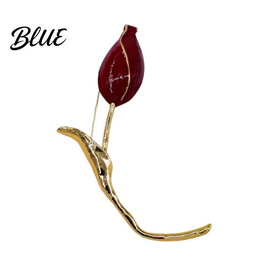 Handbag Charm Brooch Tulip Flower Metal Alloy Versatile Jacket Dress