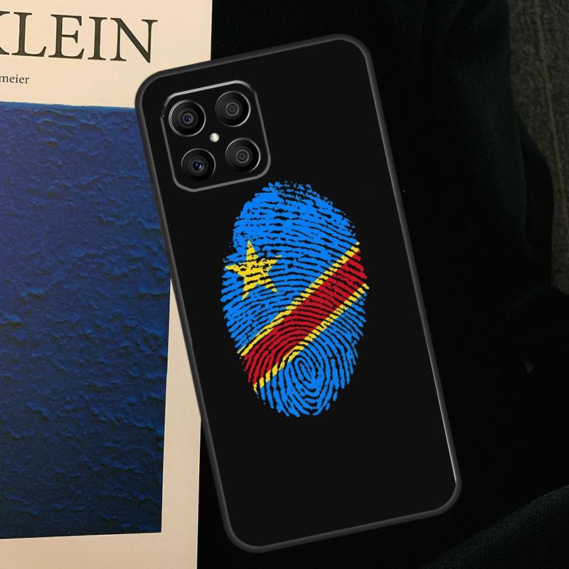 Congo Democratic Republic Flag Case For Honor 200 Pro X9b X9a X8b X8a X8 X9 X9c 50 70 90 Lite Honor Magic 7 5 6 Pro Cover