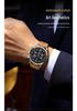 POEDAGAR Bai Da Qie Multifunctional Men's Sports Quartz Watch - Leather Strap, Stopwatch, Waterproof 921
