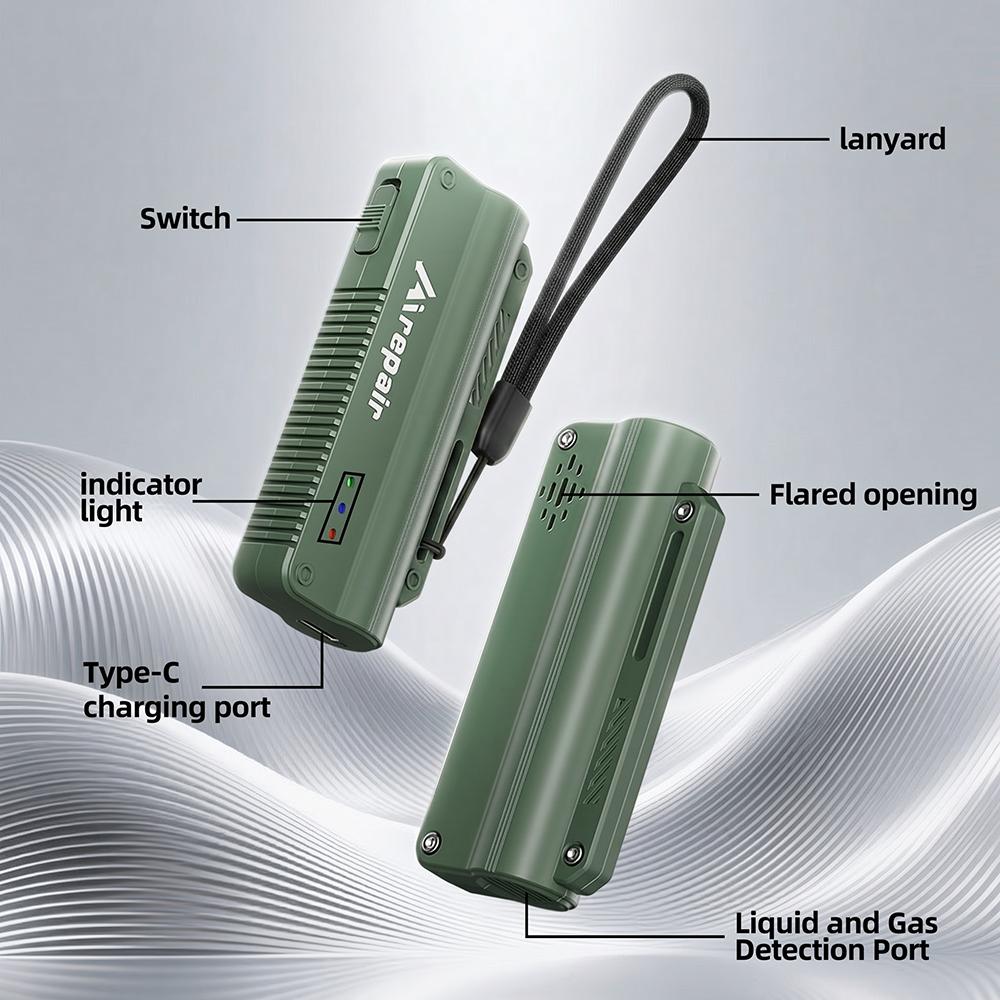 Portable Combustible Gas CO Detector Kitchen LPG Gas Leakage Alarm Detector For CO CH4 C2H6 Gas Leak Monitor