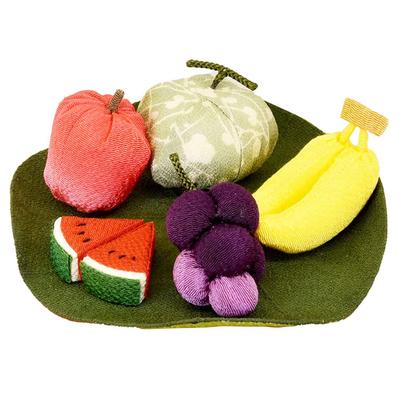 Bon Festival Lantern, First Bon Festival, Chirimen Craft, Ryukodo, Large Offering, Fruit Set with Lotus, Compact, Mini, Cute, Jinya