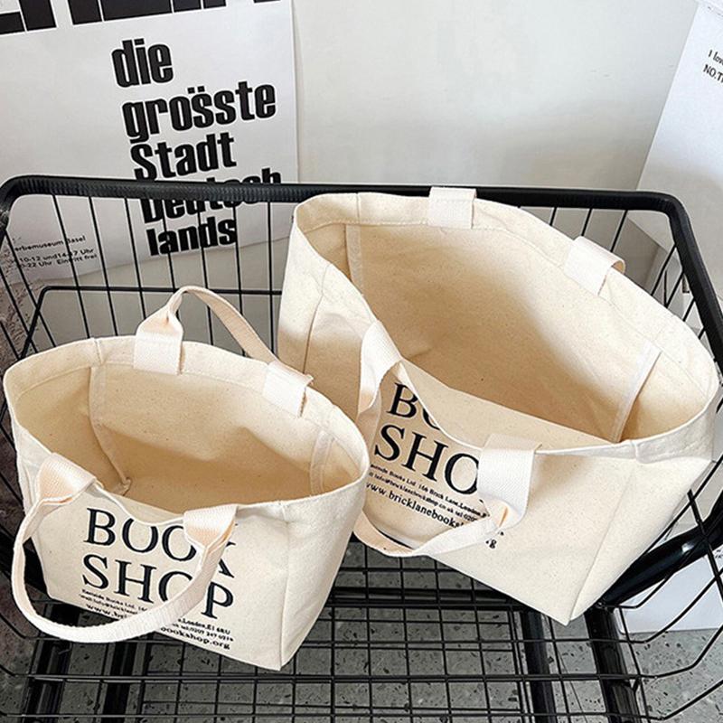 Small /Large Canvas Lunch Box Lady Food Storage Bags Lunch Bag Handbag Pouch Picnic Tote Small Handbag Dinner Container