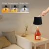 Touch LED Pleated Bottle Lamp Wireless Bottle Light Head Detachable Cordless Table Lamp  Bars