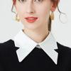 New Fake Collars For Women Checker Lapel Detachable Collar Shirt Lace Stand False Collar Woman Removable Tie Nep Kraagie