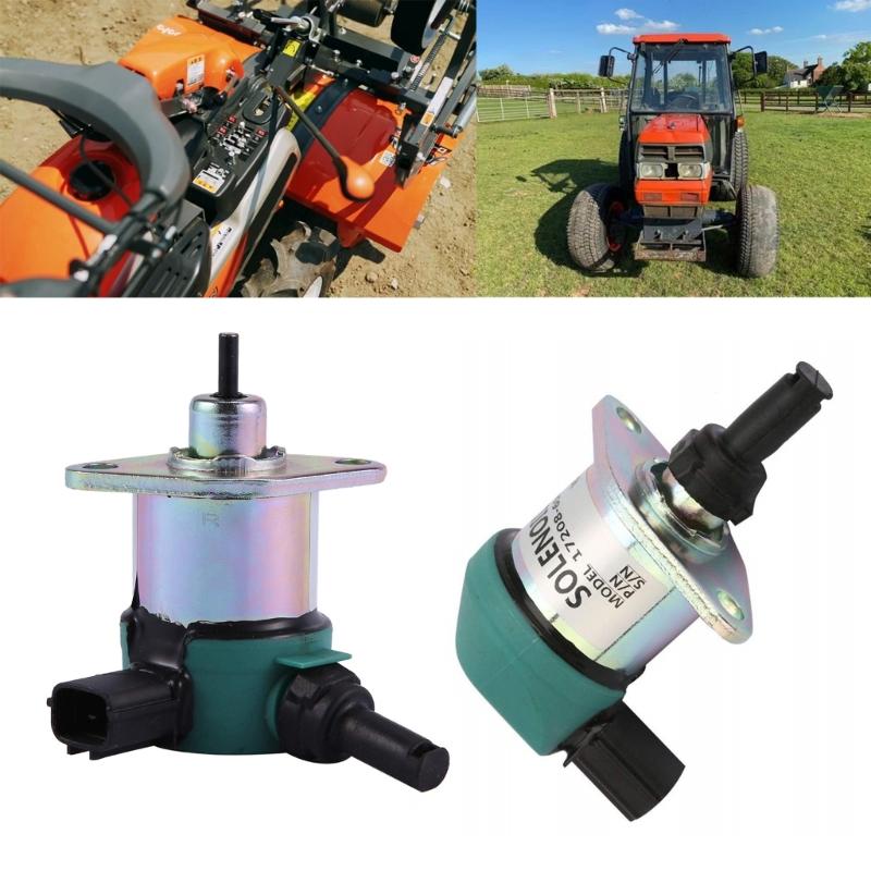 12VDC Fuel Shut Off Solenoid Solve Engine Shutdown Problems Suitable for 17208-60016 17208-60015 17208-60017 17208-60010