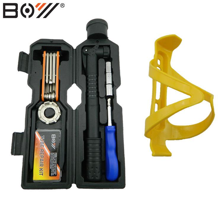 Bike Tool Storage Bottle Multi Tool for Bicycle With Pump/Puncture Repair Kit Cycling Storage Multitool Capsule Box чёрный