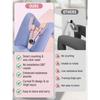 Thigh Trainer,Pelvic Floor Exercise Devices with Display Counter,Inner Thigh Exerciser Workout Equipment for Women,Pink
