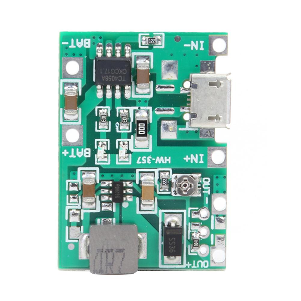 1-10PCS HW-357 3.7V 9V 5V Adjustable PCB Step Up 18650 Li-ion Battery Charge Discharge Power Bank Charger Module 18650 Battery