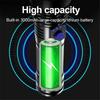 USB 300 Minute Chargeable Flashlight Strong Light 3 Modes Hand Lamp 14500 Battery Torch Waterproof Camping Hiking Night Patrol