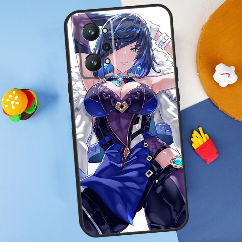 Yelan Genshin Impact For Realme GT Neo 5 3 2 C55 C35 C33 C31 C30 C25 C21Y C15 C11 Realme 8 9 10 11 Pro Plus Case