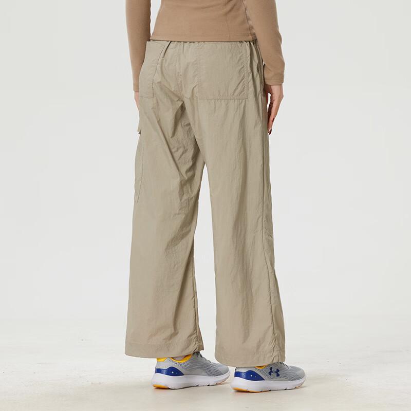 Under Armour Solid Color Loose Breathable Lightweight Sports Cargo Pants Women bottoms 6009700-203