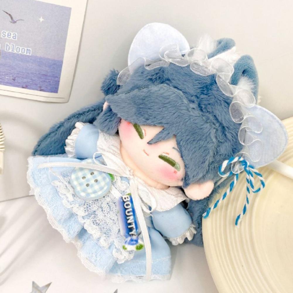 Cat Ear 10cm Cotton Doll Clothes Cute Dress Doll Dress Up Set Doll Clothes Outfit  Children's Gift