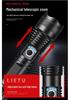 P50 Flashlight: Powerful LED, USB Rechargeable, Power Display, Zoom & Spotlight Functions