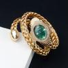 Unique AAA Classic Snake Head Quartz Watch Women's Fashion Retro Style Girl friend Luxury Watch Women Bling AAA Gold Clock Gift