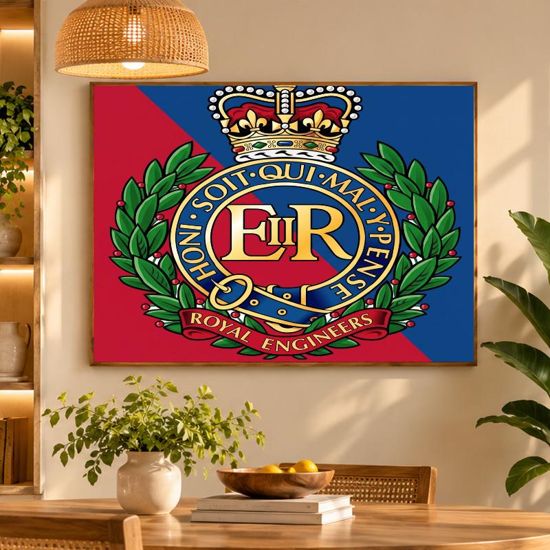 5D Diamond Painting Royal Engineers A.F.C DIY Full Drill Diamond Art Kit Home Decoration