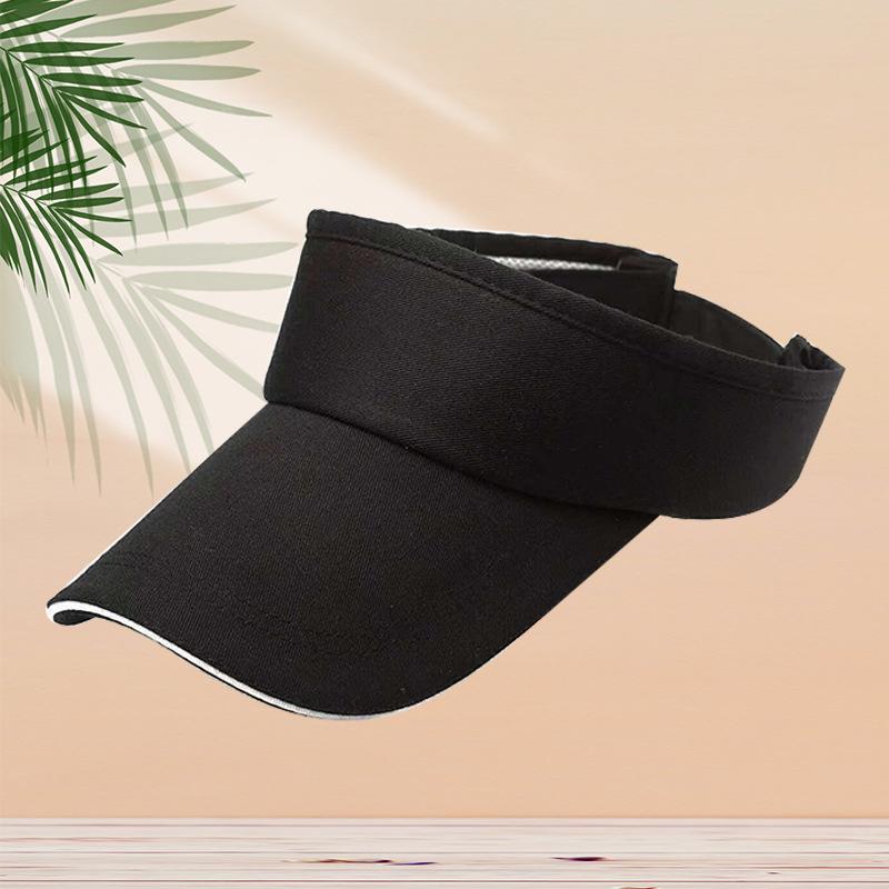Outdoor sun hat empty top hat sun hat embroidered spring and summer sun protection hat