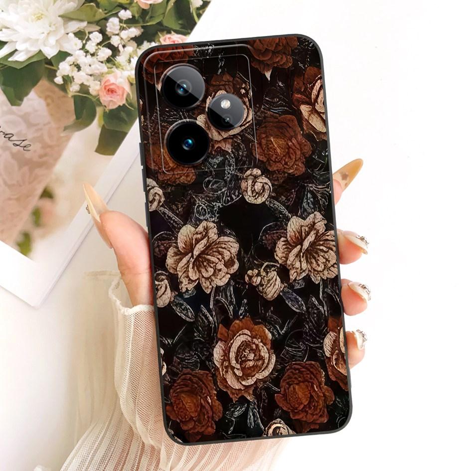 Für Realme GT 7 Hülle RMX5061 Kreatives Cartoon-Katzen-Süßigkeiten-Bemaltes Cover Weicher Silikon-Stoßfänger Für Realme GT7 Pro 7T RealmeGT7 Funda