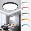 Ny Macaron Farge LED-taklys Moderne spisestue Soveromsdekorasjon Belysning Ultratynn taklampe
