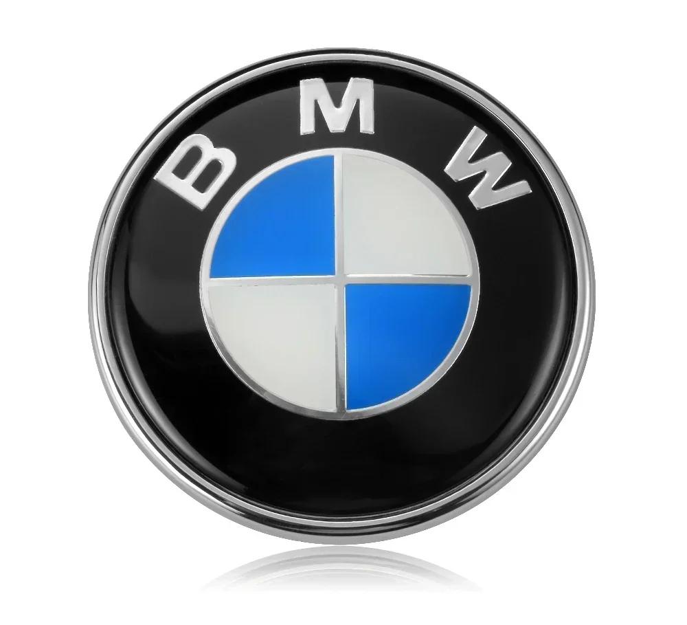 

2Pcs 82mm 74mm Car Front Hood Emblem Rear Trunk Badge for BMW E46 E90 E60 F10 F11 F20 F30 F34 F01 G20 G21 G31 G60 X1 X3 X5 X7 2x74mm
