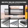 Rolling Mill, 3"/76 Mm Jewelry Rolling Mill Machine, 1: 2 Gear Ratio, 3-in-1 Multi-function Rolling Mill, 0.1-7mm Press Thickness for Metal Jewelry