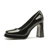 8126-A Women's High Heels: 2025 Autumn/Winter Waterproof Platform Mary Jane Chunky Heel Pointed Toe Low-Cut Shoes