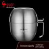 Stainless Steel Insulated Lunch Bowl with Handle