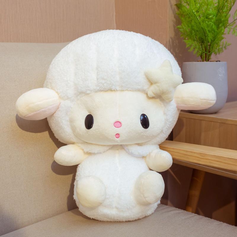 Cute Lamb Doll Velvet Toy Sheep Doll Girl Heart Children Soothing Doll Give Girlfriend Birthday Gift