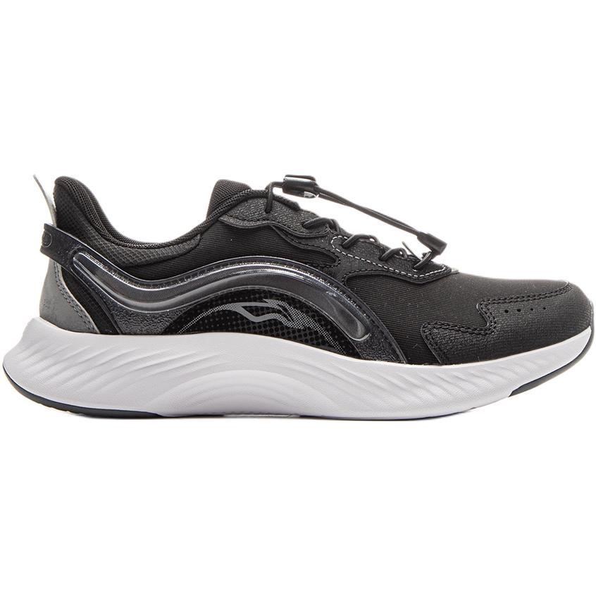 Li Ning Kids Ling Yue 2.0 Sports Lifestyle Fashion Comfortable Versatile Shock Absorption Low Top Casual Shoes Kids casual shoes Black YKCV112-15