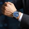 CHENXI 972 Men's Quartz Watch Luminous Moon Phase Chronograph Calendar Waterproof Leather Strap Luxury Business Watches