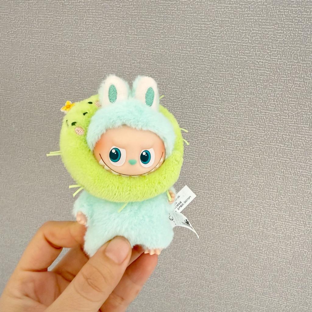 Mini Version 4.0 Vinyl Face Plush Blind Box Doll Clothes Christmas Set Small Nose Gaga Heart Bottom Password