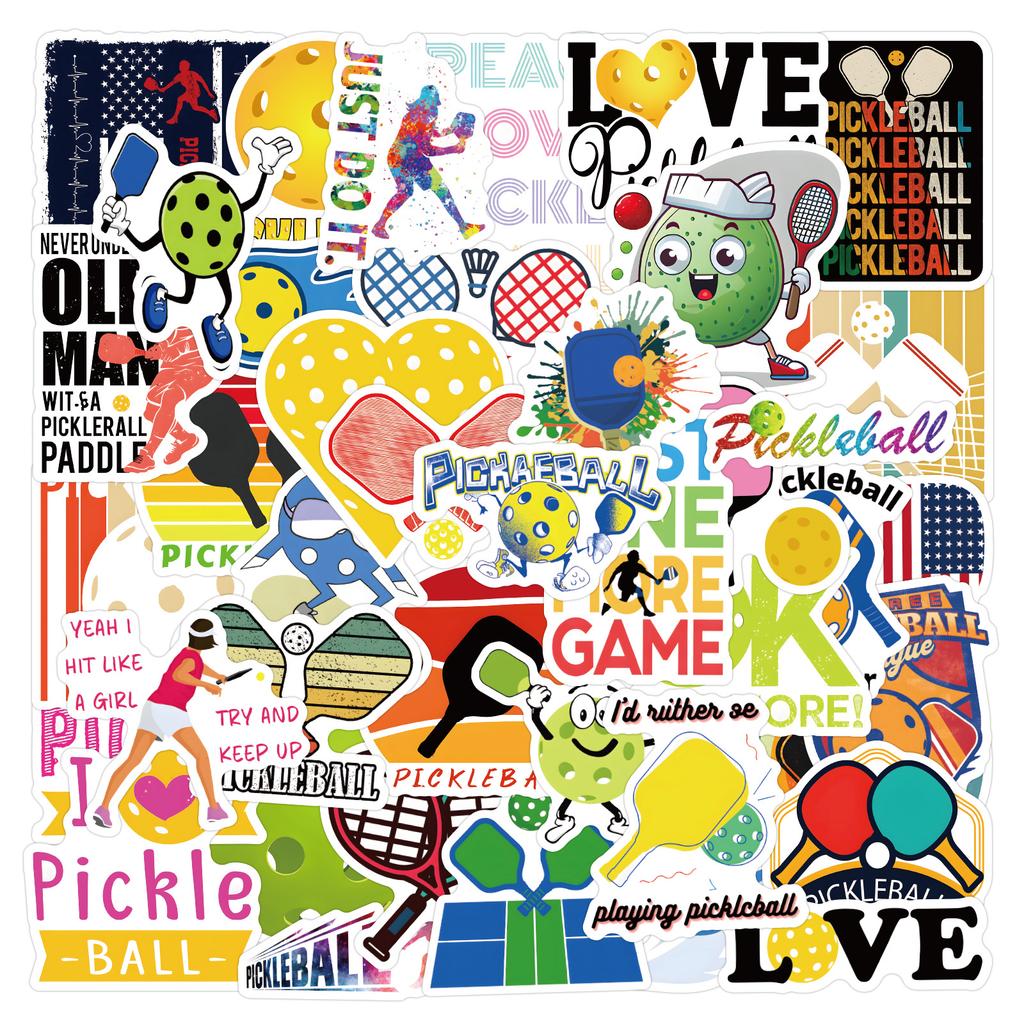 55 Pieces of Peck Ball Cartoon Stickers Refrigerator Luggage Cabinet Cup Notebook Waterproof Stickers