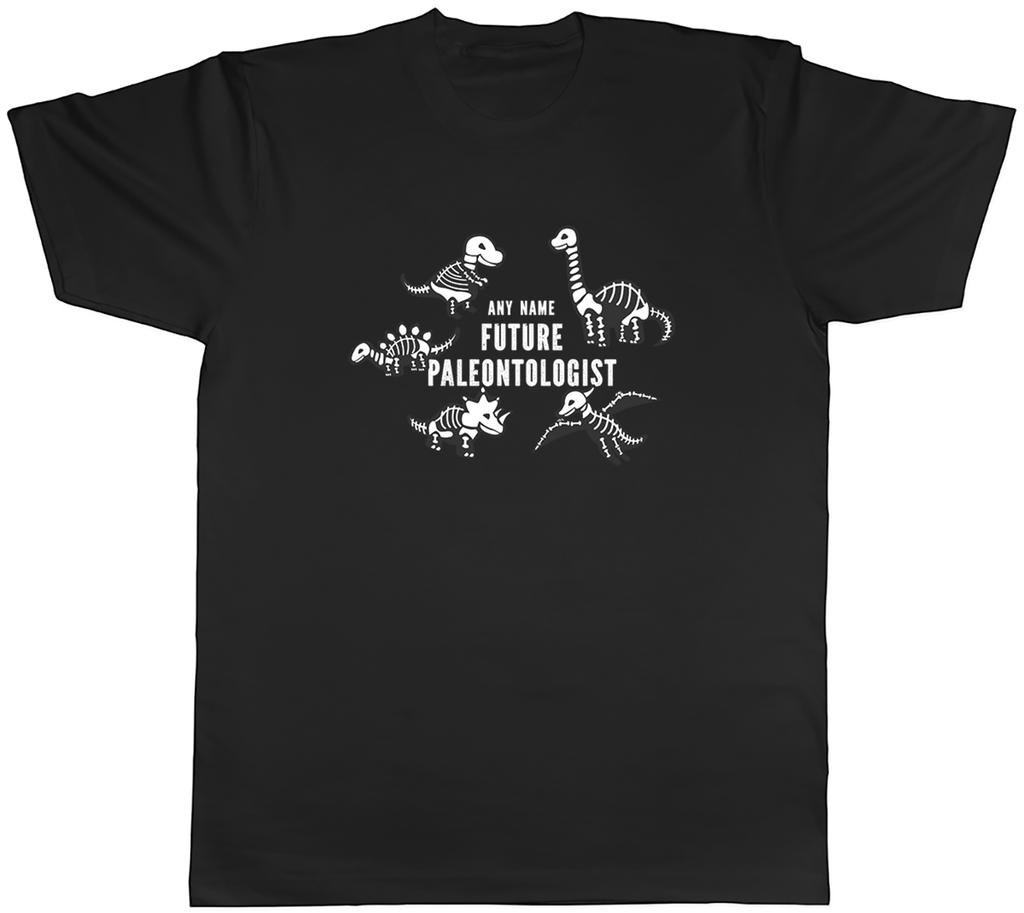 Personalised Future Paleontologist Dinosaurs Unisexs TShirt Tee Gift Top