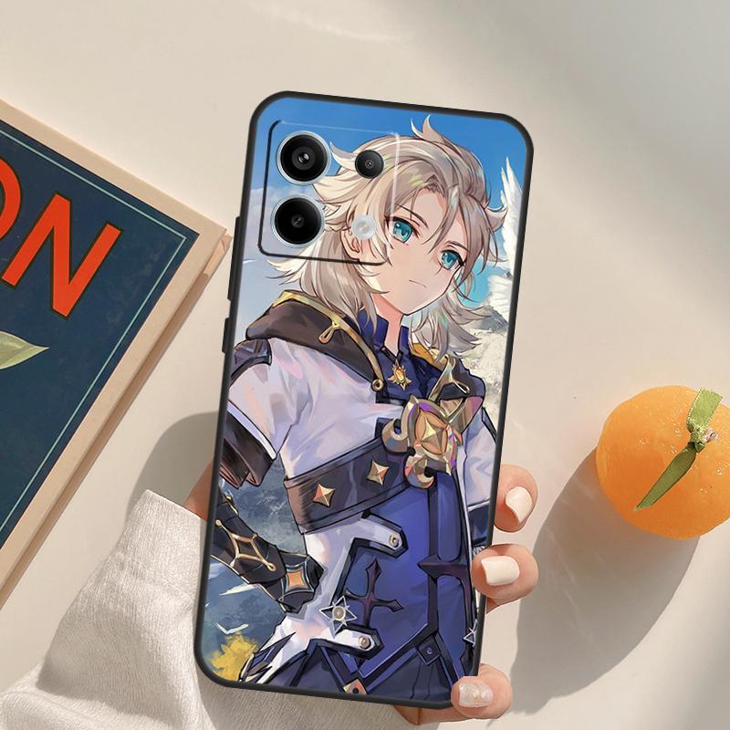 Albedo Genshin Impact Funda For Xiaomi Redmi Note 14 13 Pro 9 10 11 12 9S 10S 11S 12S Redmi 13C 10C 12C 14C Case