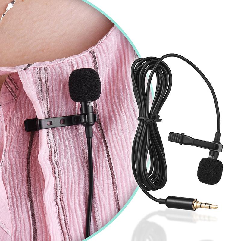 1.5m Portable USB Mini Lavalier Microphone USB/3.5mm/Type-C Metal Clip Lapel Mic Condenser Microphone For PC Laptop Mobile Phone