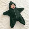 Infant Flannel Swaddle Blanket with Leopard and Polka Dot Print and, Sleep Sack Wrap, Cozy Travel Swaddle for Outdoor Use