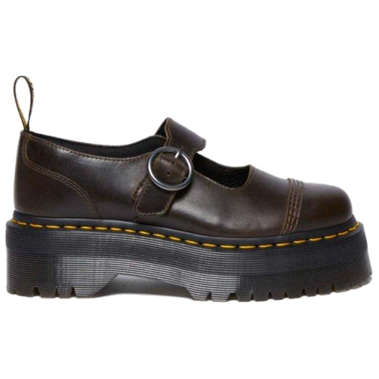 Δρ. Martens Δερμάτινα Μόδα Στρογγυλή Μύτη Casual Παπούτσια Γυναικεία Παπούτσια Καφέ 32018302